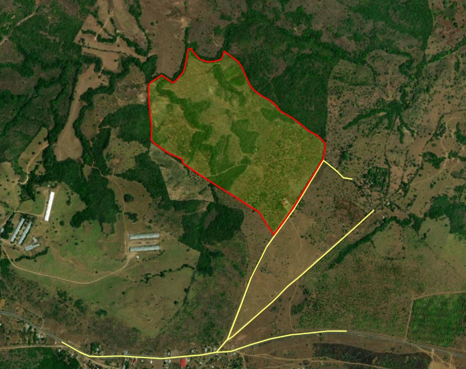 Imagen 2 – vista satelital de El Tejal